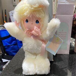 Precious Moments Pink and Cream Plush Doll